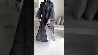 Jasmine Grey Abaya