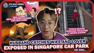 Husband Climbs Car Bonnet After Catching Wife Naked with Lover in Singapore Car Park