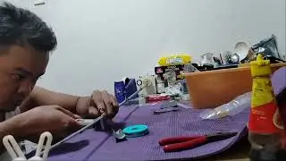 Replacing fishing rod ring guide (dami mali pero ayos n din s unang subok)