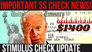GOOD NEWS FOR SSI SSDI STIMULUS CHECKS! 4th Stimulus $1k/Month + $1400 Stimulus Check Update