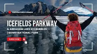Abraham Lake Ice Bubbles | Icefields Parkway | Banff National Park