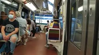 voyage entre la défense et pont de Neuilly en MP 05  sur la ligne 1 du métro de paris