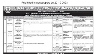 Punjab Public Service commission latest jobs | Teaching jobs 2023|Last Date:06.11.23