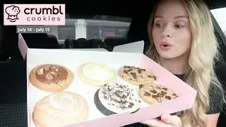 CRUMBL COOKIES semi sweet chocolate chunk, oreo, butterfinger, lemon cream pie, honey bun