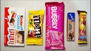 ASMR на самые популярные конфеты 🍭🍬🍫 / Распаковка конфет #asmr #chocolate #candy 