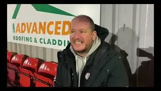 Post Match Interview | Steve Cunningham | Ilkeston Town 0-2 Ashton United