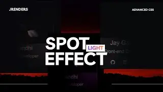Create this crazy spotlight effect | Advanced CSS | @JRenders
