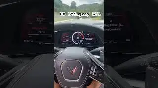 Corvette Stingray C8 Z51 Acceleration Sound #corvette #z51 #c8 #sportscar