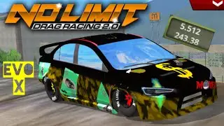 5.5 Mitsubishi Evo X Fastest Tune - No Limit Drag Racing 2￼
