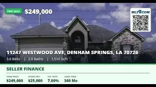 Denham Springs Seller Finance Home