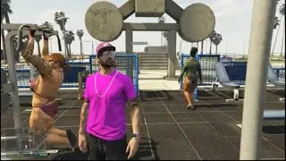 GTA Online At The GYM - Funny Moments/Classic 2015