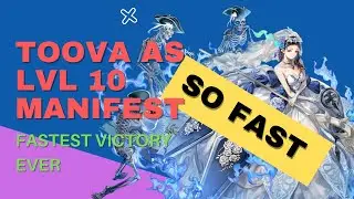 [Another Eden] SPEEDRUN Toova AS Lvl 10 Manifest Battle - Quickest Win