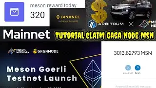 Tutorial Claim Gaga Node Meson Blokchain $MSN Selamat Siap Siap JP Kalian Dapat Berapa Juta Sir...