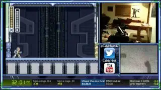 Calebhart42 Mega Man X Fail Falling out of Chair