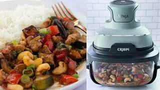 Ниндзя Хрустящая фритюрница с курицей Кунг Пао