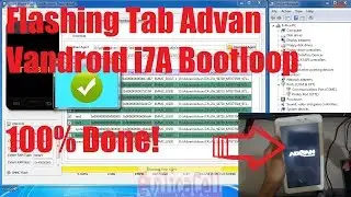 Tutorial Flashing Advan i7A Berhasil