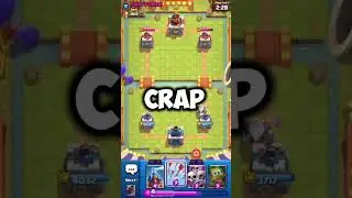 Why did bro play a defensive battle ram?!?! 😭😭😭#clashroyale