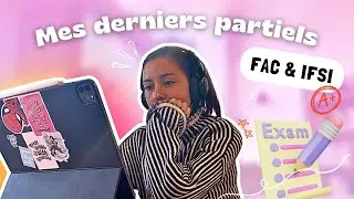 VLOG : R&Eacute;VISIONS ET EXAMS DE MES DERNIERS PARTIELS D&rsquo;IFSI & FAC 📚💻✏️