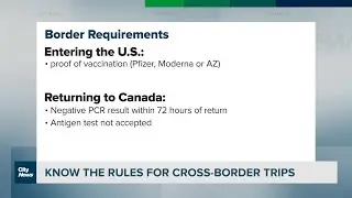 Know the rules for crossing the American border