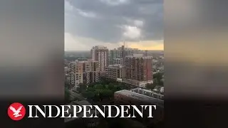 Warning sirens go off as multiple tornadoes touch down near Chicago