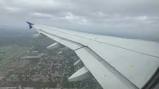 United Airbus A320-200 Takeoff from Detroit (DTW)