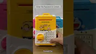 ATM Bank Saving Box  Automatic Machine Coin Box *_Cell Operated_* *#atm #money #savings #box