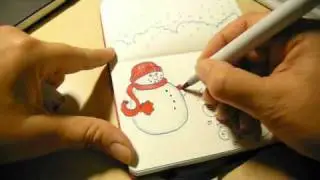 Wir basteln uns ein Schneemanngesteck