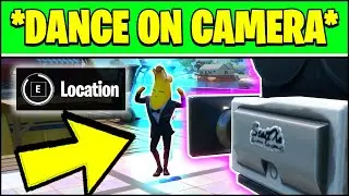 DANCE ON CAMERA FOR 10S AT SWEATY SANDS & CAMERA LOCATION (Fortnite Season 3 Week 4 Locations)