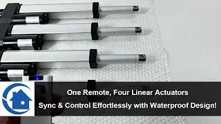 One Remote, Four Linear Actuators Sync & Control Effortlessly with Waterproof Design!