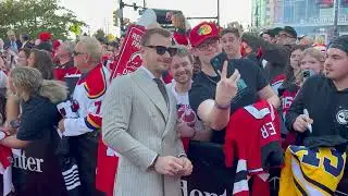 NJ Devils Timo Meier Red Carpet Arrival #njdevils