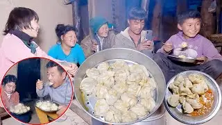 we are cooking pork & chicken MO MO at dinner || Diwaaz and Umesh bother with us ||