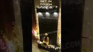 Golden Buddha water fountain #garden #interior #waterfountain #outdoorfountain #interiordesign