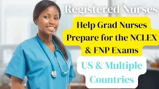 Help Grad Nurses Prepare for their Exam | REMOTE JOBS | Flexible | US & Worldwide