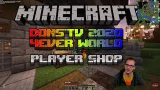 DoNsTV Minecraft 4ever World Server - Click Shop Tutorial