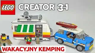 LEGO Creator 31108🏕Wakacyjny kemping z rodziną - RECENZJA - kamper, latarnia, przyczepa kempingowa