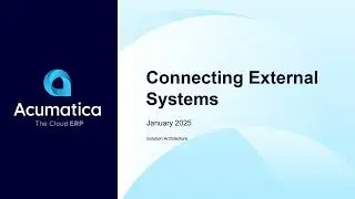 Acumatica Integration Services