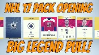 LEGEND PULL! - NHL 17 Pack Opening