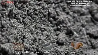 How does Car Brake Shoes Anti Wear Mixture maintain friction stability over time#mixture  #car
