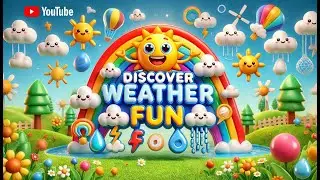 🌦️☀️ Learn Weather Types in English! 🌧️❄️ | Fun for Kids!