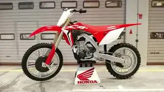 Honda CRF450R 2018 Sunimport diecast dirt bike model in scale 1:12