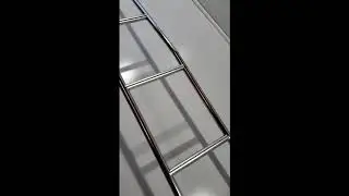 Stainless Steel Rear Cargo Door Ladder Ford Transit High Roof Van