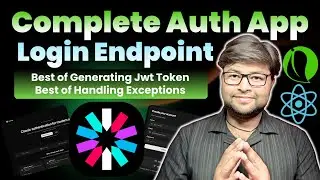 13.Authenticating user credentials and generating Jwt Tokens ✅Backend Auth app using Spring Boot