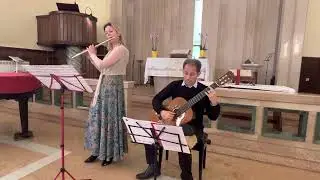 Erik Satie Gymnopedie n.1 flute and guitar version
