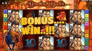Books & Bulls - Bonus Win- GAMOMAT