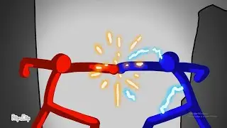 StickFight Speed vs Accelerator made with flipaclip