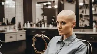 My boyfriend insisted that I get these shaved head haircut 😭/ pixie haircut/ bald headed women