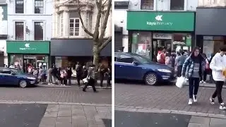 Hundred Queue For Face Masks In Liverpool