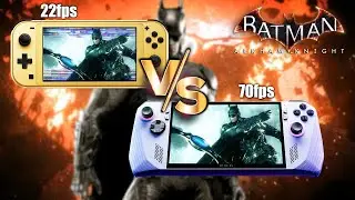 Which Handheld Runs Arkham Knight BETTER?...ROG Ally VS Nintendo Switch