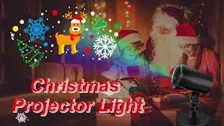 Christmas Projector Lights Outdoor Waterproof, LED Light Projector with 360&deg; Automatic Rotation.....