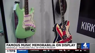 Famous music memorabilia on display